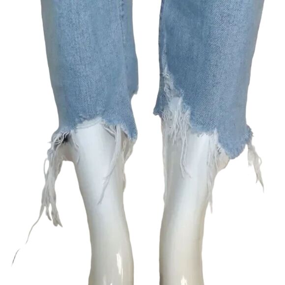 MOTHER Jeans, 25, Destroyed, The Sinner/Thanks for Nothin', Light Blue Ankle - Picture 8 of 16